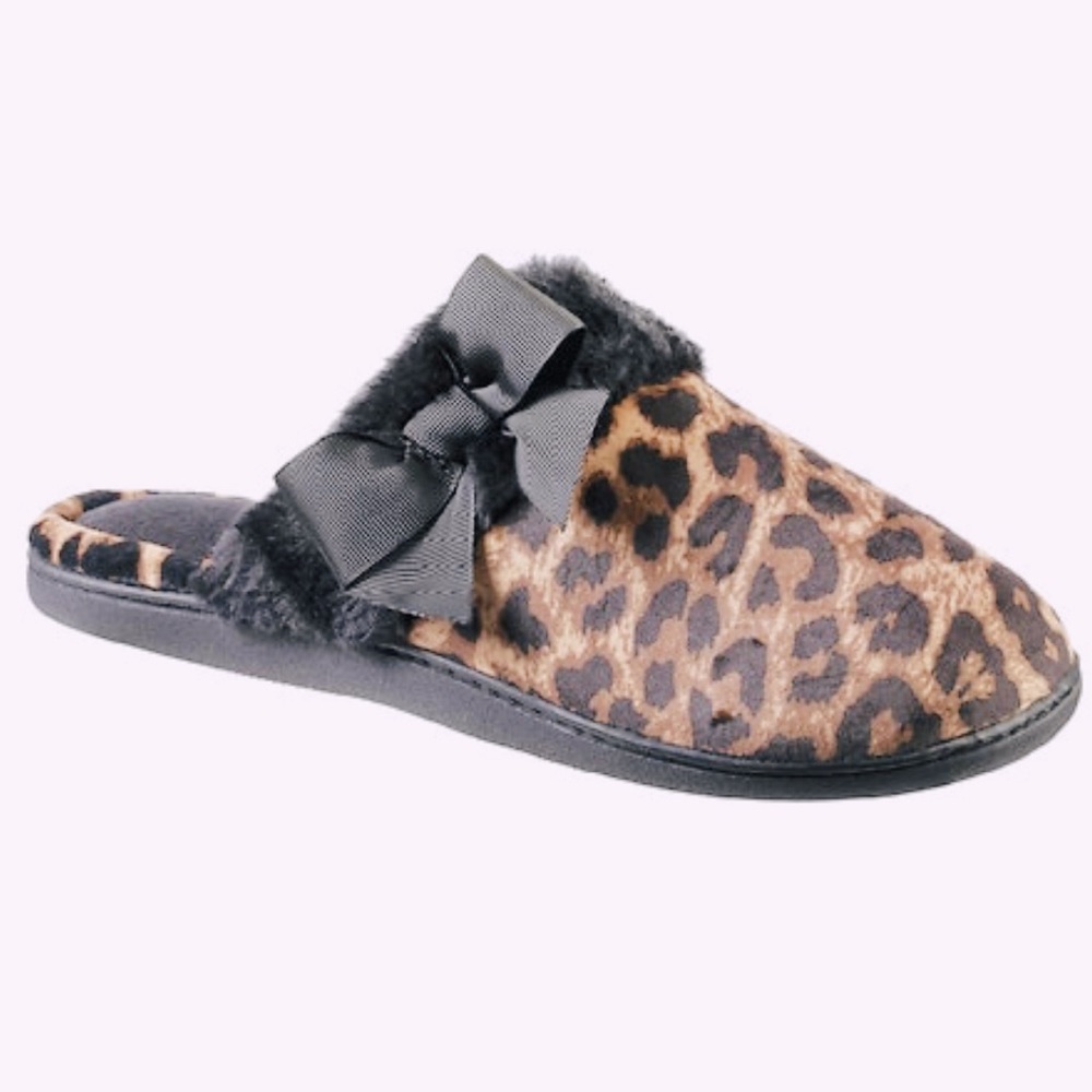 Women’s Animal Print Memory Foam Slippers